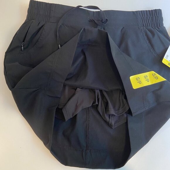 Pacific Trail Womens Small Black Skort With Pockets & Drawstring Waist NWT - Picture 5 of 9